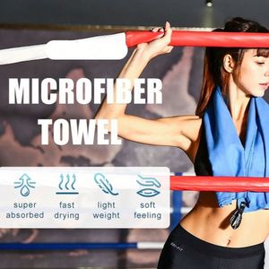 Juego de Toallas de Microfibra Super Absorbentes de Color Sólido, Listas para Enviar, Ligeras, para Deporte y Viajes, Toalla para Manos - Product Image 5