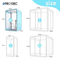 Offre spéciale pod préfabriqué insonorisé bon marché pod de bureau intelligent en bois berhinger corner cabine de son de bureau solo