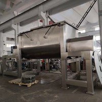 Offre Spéciale mélangeur horizontal de granules de poudre sèche de farine de mélangeur de ruban d'amidon alimentaire de haute efficacité avec le meilleur prix