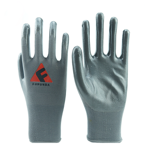 Guantes de nitrilo con revestimiento de nitrilo, guante de trabajo de seguridad, precio barato, venta al por mayor - Product Image 2