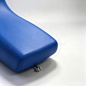 Asiento de Cuero Sintético Negro Azul Marino de Alta Calidad, Nuevo, de Repuesto para <span class=keywords><strong>Yamaha</strong></span> <span class=keywords><strong>Banshee</strong></span> YFZ350 1987-2006 ATV <span class=keywords><strong>Quad</strong></span> - Product Image 5
