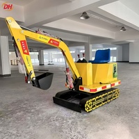 Nouveau produit en promotion : Mini-excavatrice de terrain de jeux à monnayeur, équipement commercial de terrassement de sable pour l'extérieur et les fêtes foraines, favorisant le développement de la pensée spatiale