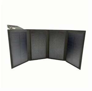 Alecter แผงเซลล์แสงอาทิตย์แบบพกพาขนาดเล็กพับได้สำหรับตั้งแคมป์30W โมโนคริสตัลไลน์ซิลิคอนประสิทธิภาพ20% USB เอาต์พุต5V กันน้ำ IP65 - Product Image 2