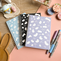 Buku Stiker Spiral Binding Kustom yang Dapat Digunakan Kembali, Hadiah Cetak Kertas Lepas Dua Sisi, Sampel Gratis