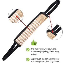 Bâton de dressage pour <span class=keywords><strong>chien</strong></span> en jute – Jouet à mâcher pour Berger <span class=keywords><strong>allemand</strong></span> et Mastiff – Récupération et attaque – Super résistant et souple - Product Image 5