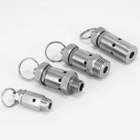 Vanne de sécurité mini sanitaire en acier inoxydable SS304 SS316L 1/4\" DN25-DN100 à bride Tri-Clamp, à sertir, à souder, manuelle, pour eau sous pression