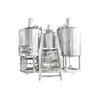 Équipement de micro-brasserie HG 300L 3bbl en acier inoxydable avec garantie de 6 ans et faible niveau sonore