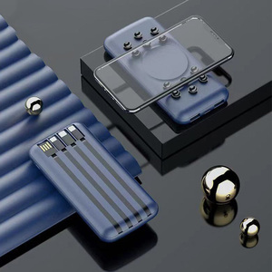 Batería de teléfono móvil de polímero de litio inalámbrica USB doble 10000mAh con pantalla LED de y carga rápida - Product Image 4