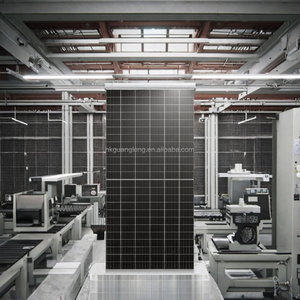 Panneaux solaires de type N 680W en gros, module solaire bifacial HJT Topcon pour toiture d'usine, centrale photovoltaïque - Product Image 1