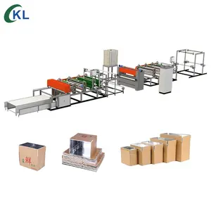 Insulated Food Cooler Packaging Carton Boxes machine for Frozen Shipping Chain Insulation Paper Thermal Cardboard