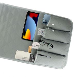 Sofa Handrail Pocket <b>Storage</b> Bag 5 Pockets Couch <b>Remote</b> <b>Control</b> Bracket Bedside <b>Storage</b> Rack Buggy Bag - Product Image 4