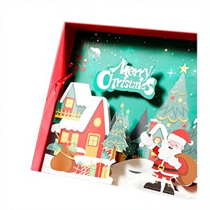 Boîtes en papier rigide <span class=keywords><strong>de</strong></span> luxe 3D avec fermeture magnétique, gaufrage et revêtement UV pour emballage cadeau <span class=keywords><strong>de</strong></span> chocolat, bonbons, écharpes et pommes - Product Image 5