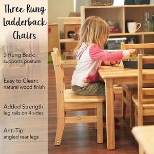Ensemble de mobilier de classe préscolaire Montessori en bois holistique pour l'apprentissage précoce, fournitures pour l'environnement de <span class=keywords><strong>la</strong></span> maternelle et de <span class=keywords><strong>la</strong></span> garderie - Product Image 2