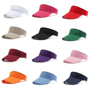 Chapeau de soleil creux personnalisé en gros pour femme, anti-UV, pour le golf, réglable, unisexe - Product Image 1