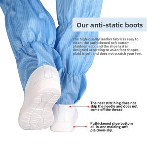 נעלי בית לסדנאות מגפי עגל גבוהה עגל עם הבלעדית רכה עמיד לאבק רכה - Product Image 4