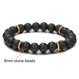 Kristal batu akik hitam untuk <span class=keywords><strong>Set</strong></span> Gelang Bangle untuk pria wanita bayi perempuan-manik-manik batu akik hitam trendi batu permata desainer mewah klasik - Product Image 5