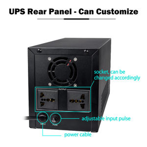 Onduleur de protection de tension 3 kVA 1,8 kW de qualité industrielle, panneau d'état numérique, boîtier en fer, <span class=keywords><strong>réserve</strong></span> d'énergie 24 V - Product Image 5