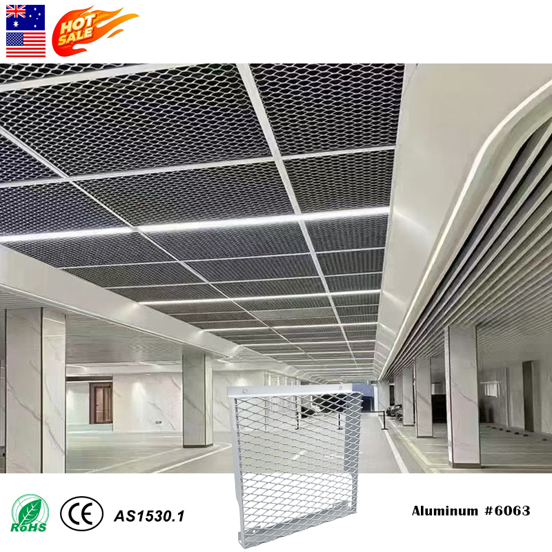 Durable Decorative Perforated Aluminum Alloy Expanded