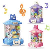 Machine de receveur de poupée pour enfants, jouet éducatif intérieur, dessin animé, ours, machine compacte et portable à griffes