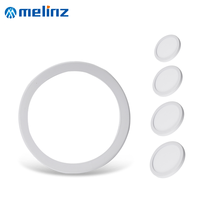 MELINZ Article populaire carré rond encastré haute performance de rendu des couleurs 6 8 15 20 W Led Panel Light