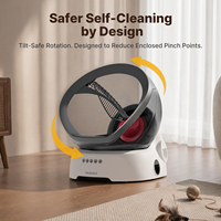 Litière automatique pour chat Neakasa M9, 96L, design ouvert avec nettoyage par rotation inclinée, pour les maisons multi-chats et les soins quotidiens des animaux