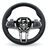 Cuir personnalisé pour volant pour les séries G20/G30, modèles F30/F80, séries 3/5, 328i/330i/540i, design de style Thong
