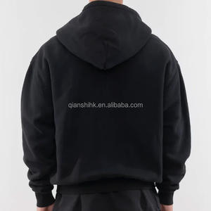 Brown Zipper Premium 100% Cotton French Terry Hoddies Plain Custom <b>Graphic</b> Printing Hoodies Heavyweight <b>Zip</b> <b>up</b> <b>Hoodie</b> - Product Image 5