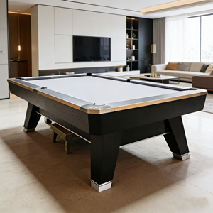 Table de <span class=keywords><strong>billard</strong></span> 3 en 1 en bois massif 8 pieds avec plateau en ardoise pour usage domestique, <span class=keywords><strong>billard</strong></span> américain, économique - Product Image 1