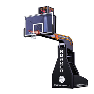 Cerceau de <span class=keywords><strong>basket</strong></span>-ball hydraulique électrique hydraulique manuel Standard FIBA professionnel avec logo pour compétition d'entraînement de <span class=keywords><strong>basket</strong></span>-ball - Product Image 1