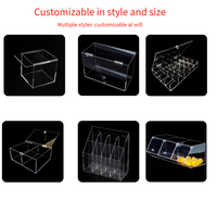 Vitrine acrylique personnalisée pour collection boîte de présentation transparente en forme de rectangle pour poupée modèle de figurine Lego assemblée en usine