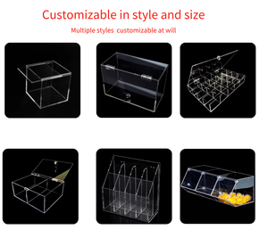 Vitrine acrylique personnalisée pour collection boîte de présentation transparente en <span class=keywords><strong>forme</strong></span> de rectangle pour poupée modèle de figurine <span class=keywords><strong>Lego</strong></span> assemblée en usine - Product Image 6