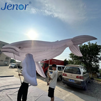 Baleine gonflable géante pour défilés, utilisée pour les événements commerciaux en plein air - Décoration de créature marine à des fins publicitaires