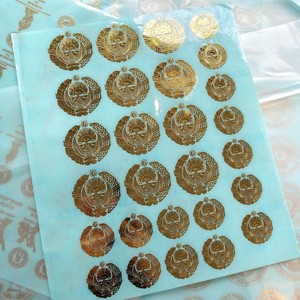 Distintivo galvanico personalizzato argento metallizzato 3d decalcomania oro rosa logo del marchio elettroformato nichel etichetta metallo trasferimento adesivo - Product Image 3