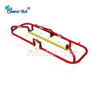Piste de course gonflable avec logo personnalisé difficile Go Kart piste de course gonflable Quad piste voiture arène route Karting piste de course jouets