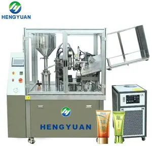 Automatic Sunscreen Cream Plastic Soft Tube Filling Sealing Machine| HengYuan