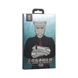 tempered glass packing box for mobile phone Vaccum Metalized Paper Boxes Custom