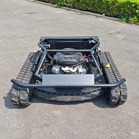 Robot Pemotong Rumput Mini 900mm Murah, Mesin Pemotong Rumput Robot Kontrol Jarak Jauh untuk Pertanian