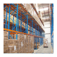 Système de rayonnage sélectif à palettes HUAWU 5 tonnes, acier Q235, 5 niveaux, pour entrepôt industriel, hw-hr138