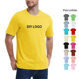 2024 High Quality Oversized Bulk Blank T-Shirt <b>Polyester</b> <b>Tshirts</b> Sublimation Custom T Shirt Cotton Plain Printing LOGO - Product Image 1