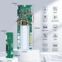 Carte de protection PCB pour onduleur de stockage d'énergie à batterie au lithium XJ LCD, BMS intelligent 100A 60V/48V 15S/16S pour batteries LiFePO4 avec WiFi et Bluetooth
