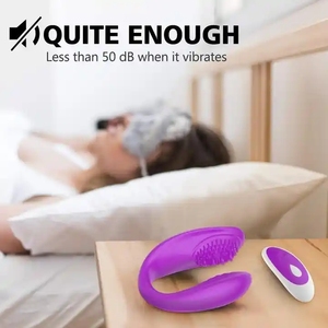 Vibrador para Mujeres en Forma de U, Masajeador de Clítoris y Punto G, 10 Velocidades, Control Remoto, Manos Libres, Juguetes Sexuales, Vibración, Impermeable - Product Image 2