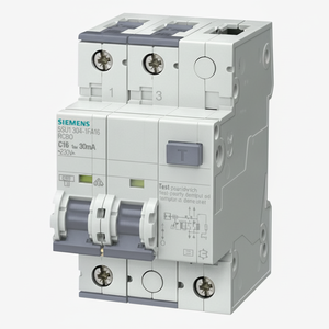 Para 5SU14241RC32 32A 2P 4M 100mA 10KABETAGARD RCBO Disyuntor 240VAC 50 .. 60HZ C - Product Image 1