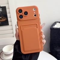 Funda de Silicona Antigolpes con Tarjetero para A16/A17/S26 Ultra/S25 FE para 17/16/15/14/13/12/11/XR/XS Max