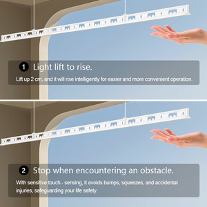 Điện khô giá trần loại Hidden khô cực điều khiển từ xa LED khô giá - Product Image 6