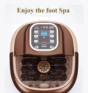 Elektrisches Fußmassagegerät mit acht Massagerollen, Zeitsteuerung und Temperaturregelung von 35-48 Grad. - Product Image 6