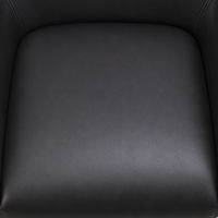 JOHOOFURNITURE Chaise de bar en cuir PU noir, fauteuil à dossier réglable en hauteur, pour comptoir, vente en gros, usage commercial pour pub