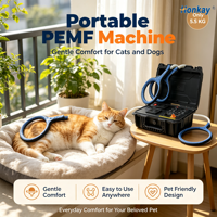 Dispositivo de Terapia Física con Campo Electromagnético Pulsado (PEMF) para Bienestar, Tapete PEMF Suave para Veterinaria y Recuperación Deportiva