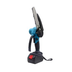 Scie à chaîne télescopique sans fil haute puissance 21V pour l'élagage des arbres en extérieur + ciseaux à long manche à batterie - Product Image 5