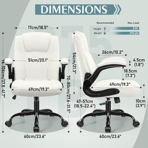 Chaise de jeu ergonomique et élégante, réglable en hauteur, inclinable, sans outil de montage, pour usage domestique, avec rotation à 360° °   Roulettes pivotantes - Product Image 5