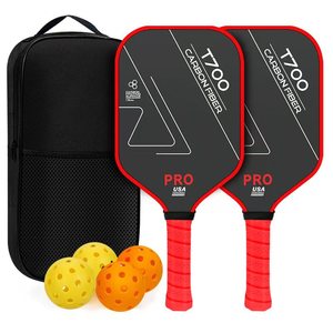 Vợt cầu lông pickleball bằng sợi carbon đạt chuẩn USAPA năm <span class=keywords><strong>2025</strong></span>, mẫu P1, kích thước 420x190x16mm, hàng đầu trong thể thao giải trí, in tổ ong PP - Product Image 4